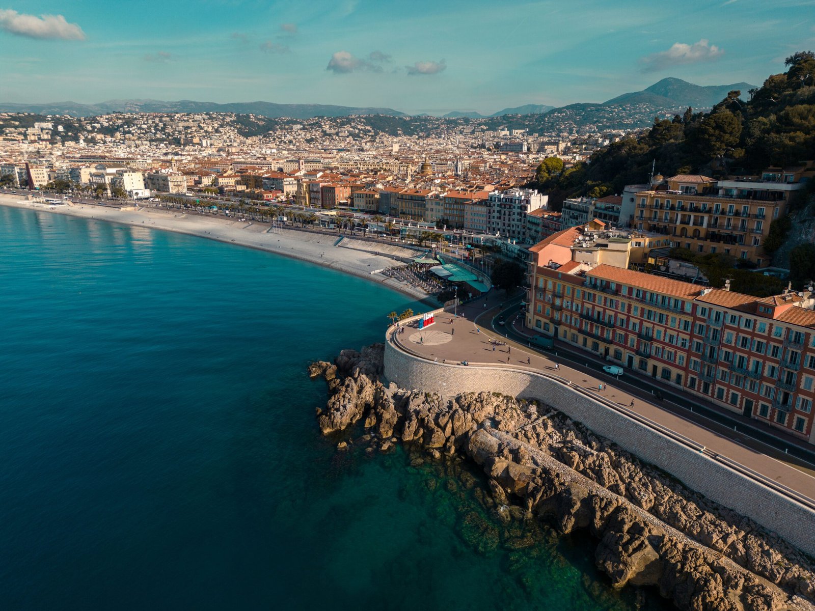 Stroll along the Promenade des Anglais for stunning seaside views