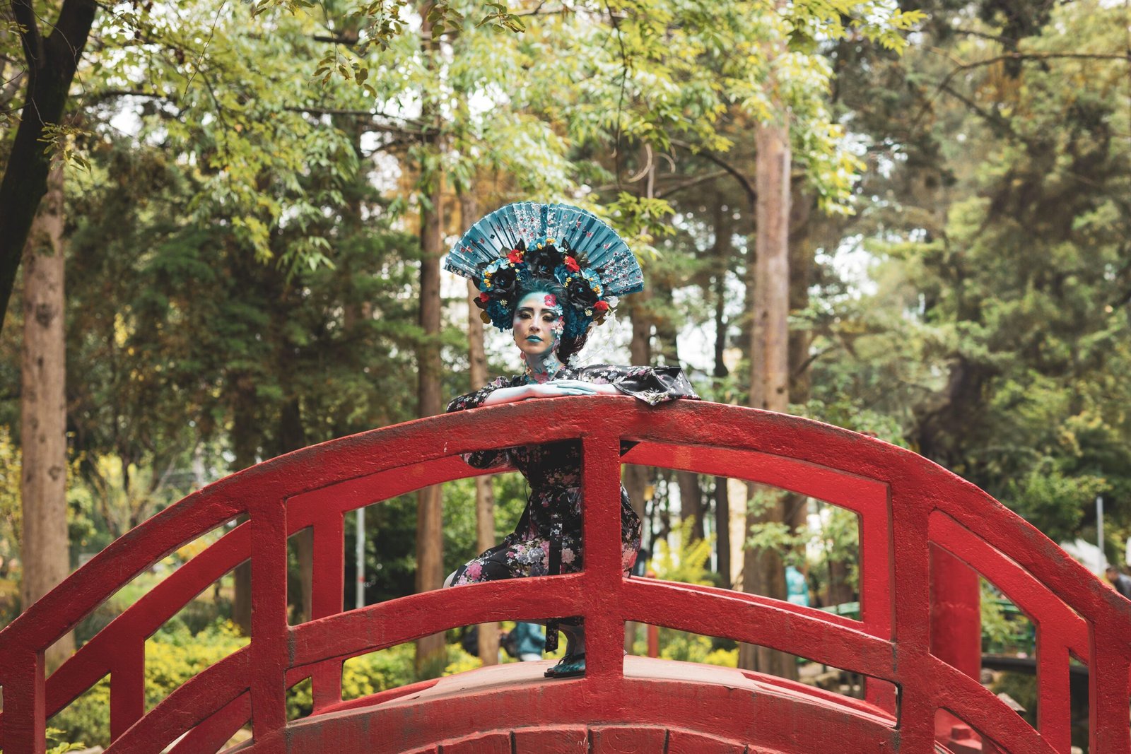 Enjoy a relaxing afternoon at Parque Juárez, surrounded by lush gardens