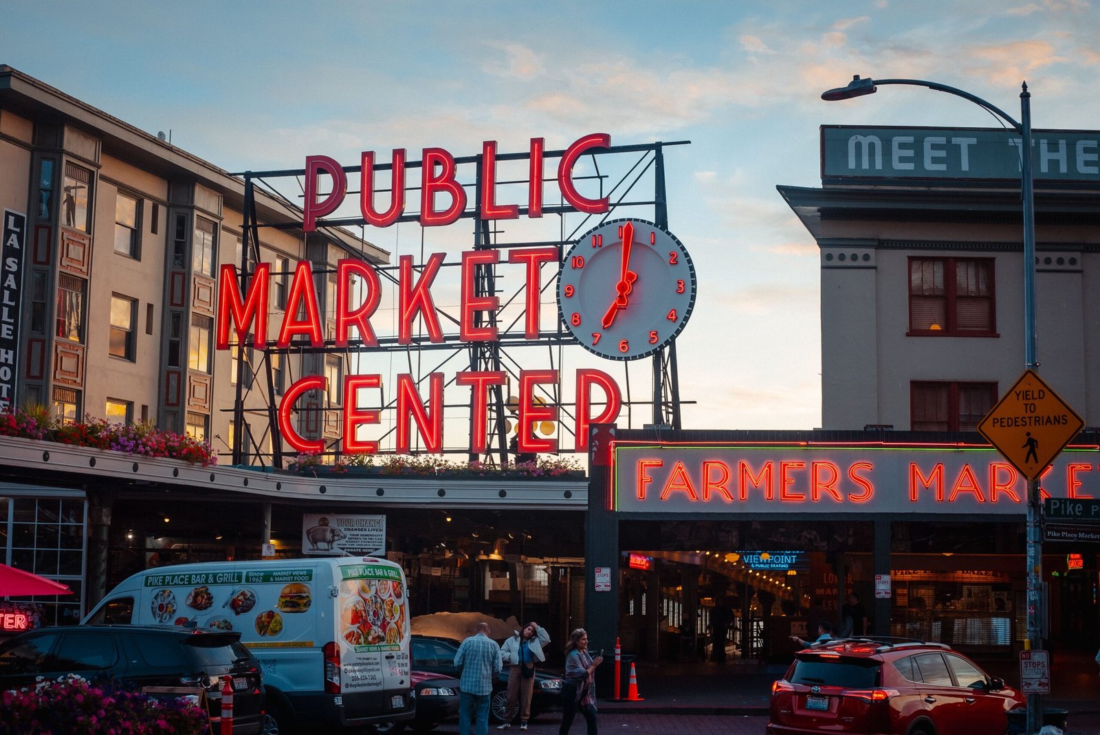 Discover the vibrant Pike Place Market in Seattle for fresh produce and artisan goods.