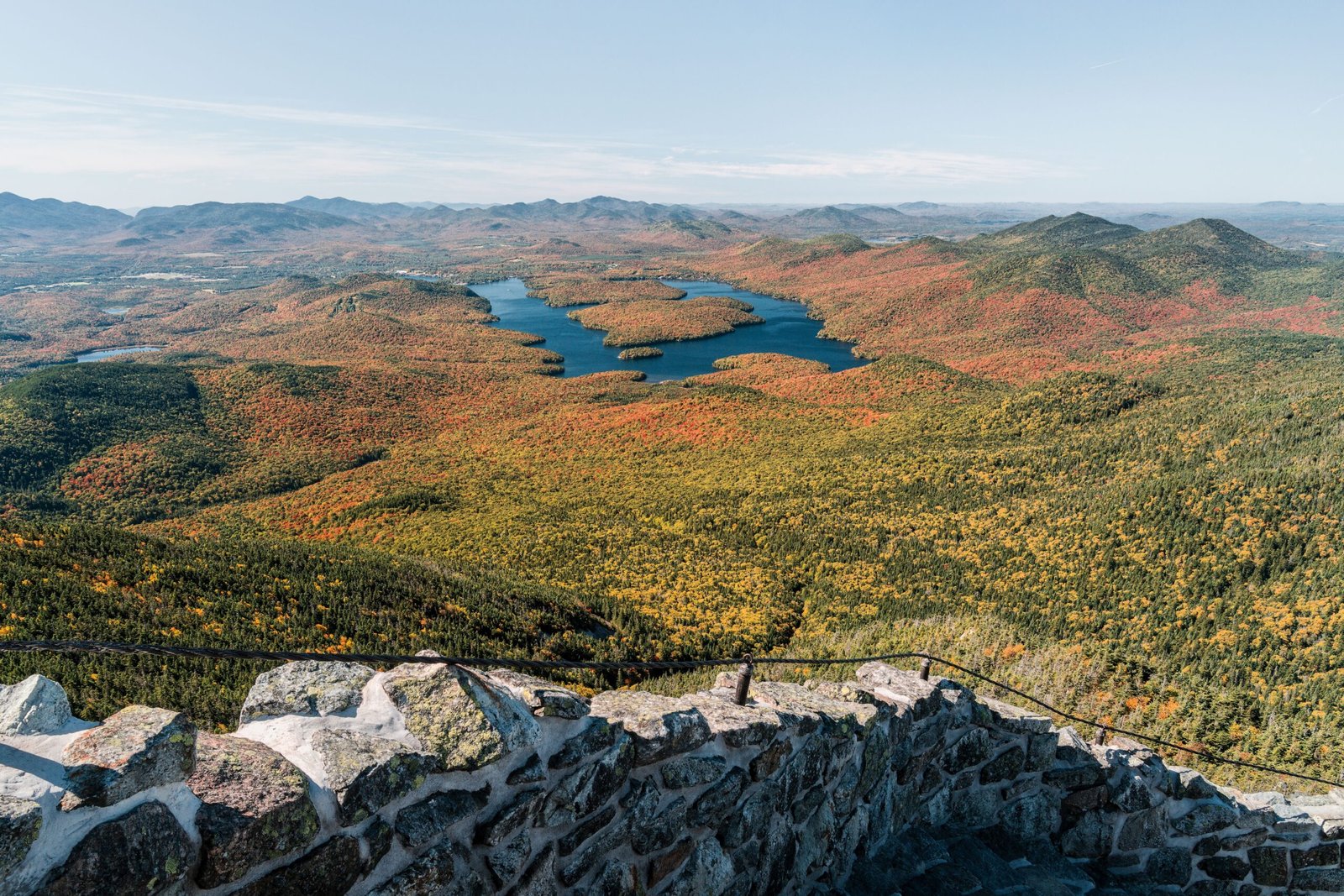 Hike to the summit of Whiteface Mountain for breathtaking views.