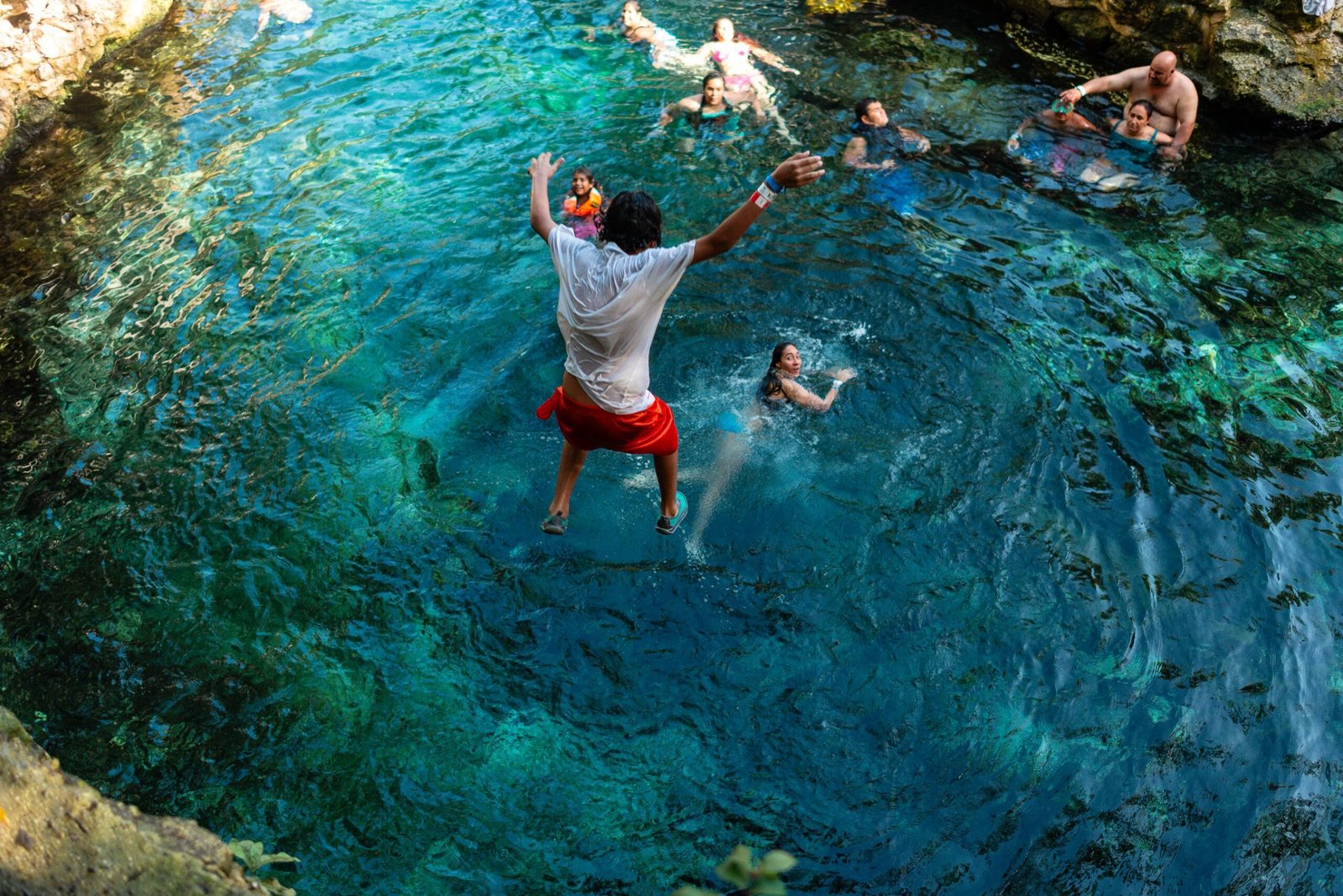 Swim in the crystal-clear waters of Gran Cenote