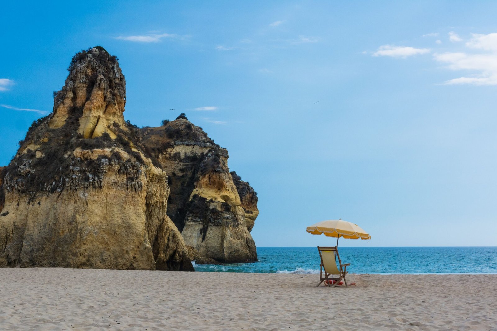 Relax on Praia Dona Ana Beach