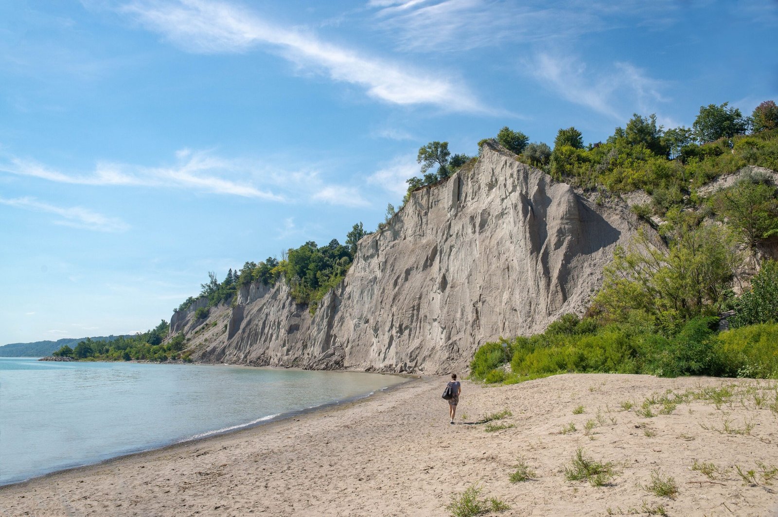 Take a scenic hike at Barn Bluff Park