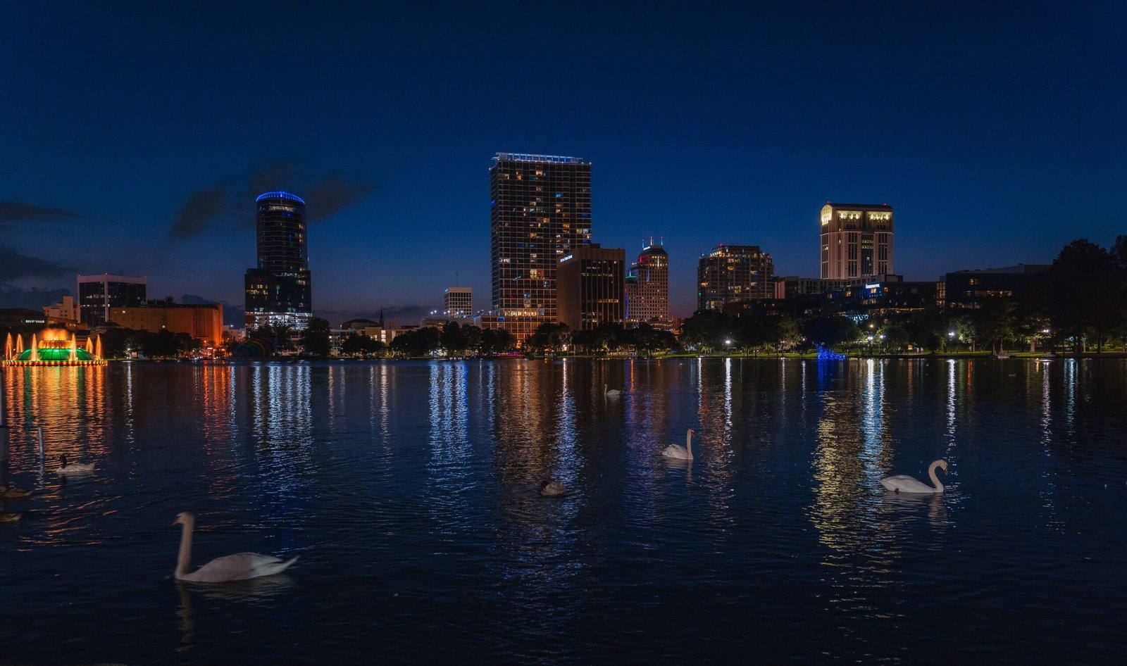 Explore Lake Eola Park and take a swan boat ride.