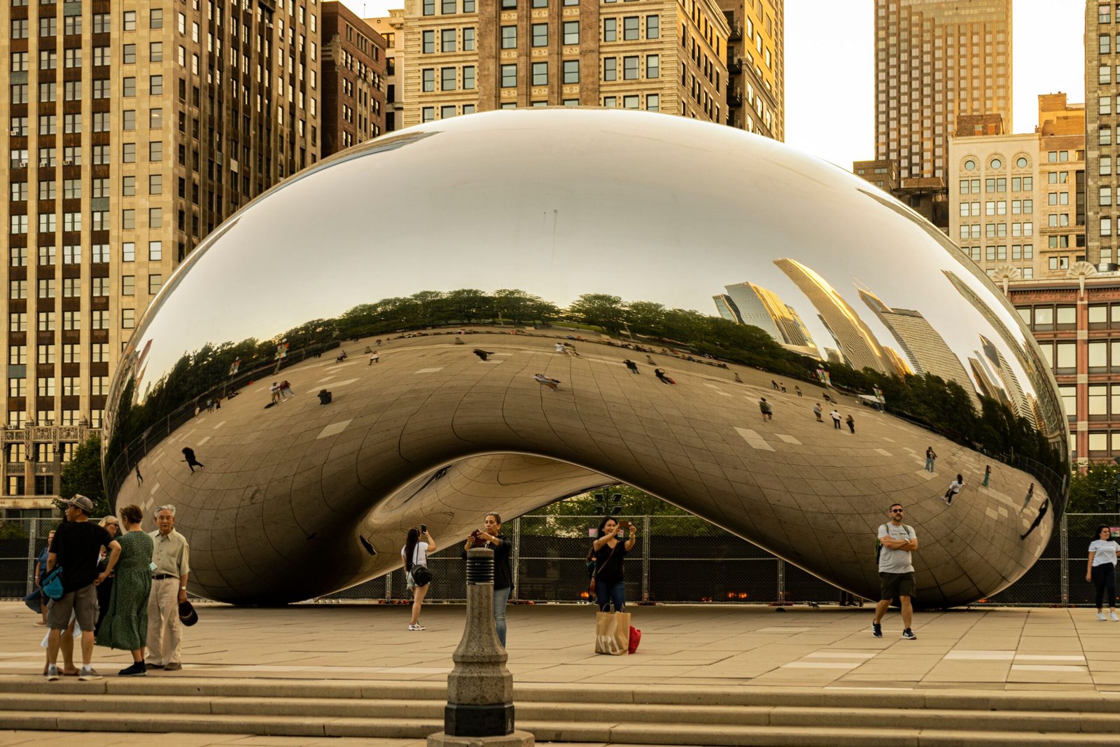Visit the iconic Millennium Park and see the Cloud Gate sculpture, commonly known as