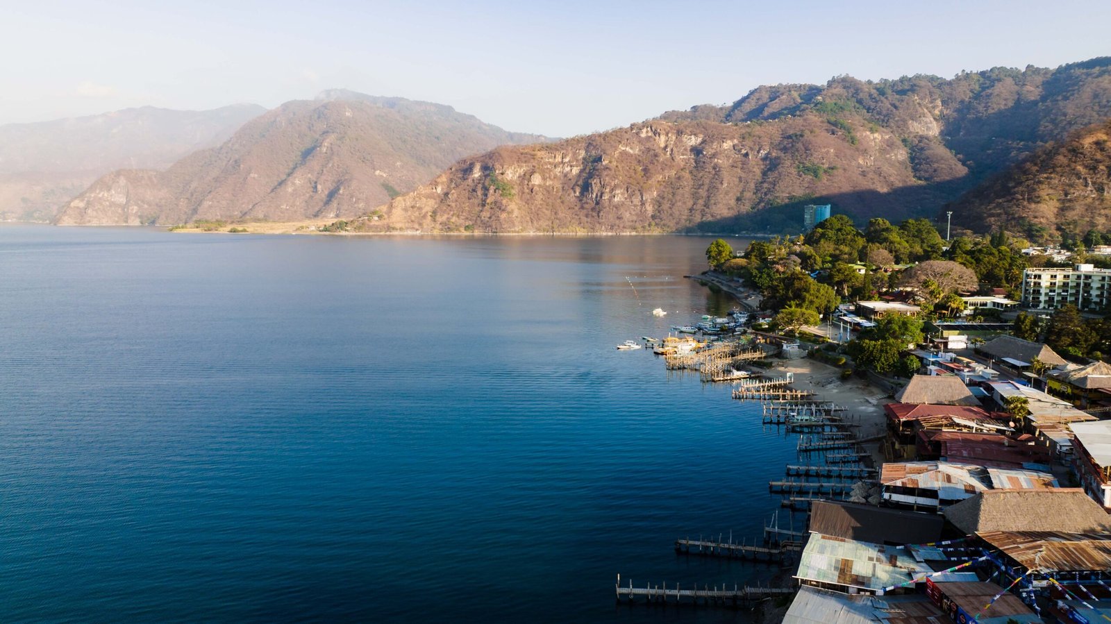Relax at the picturesque Lake Atitlán.