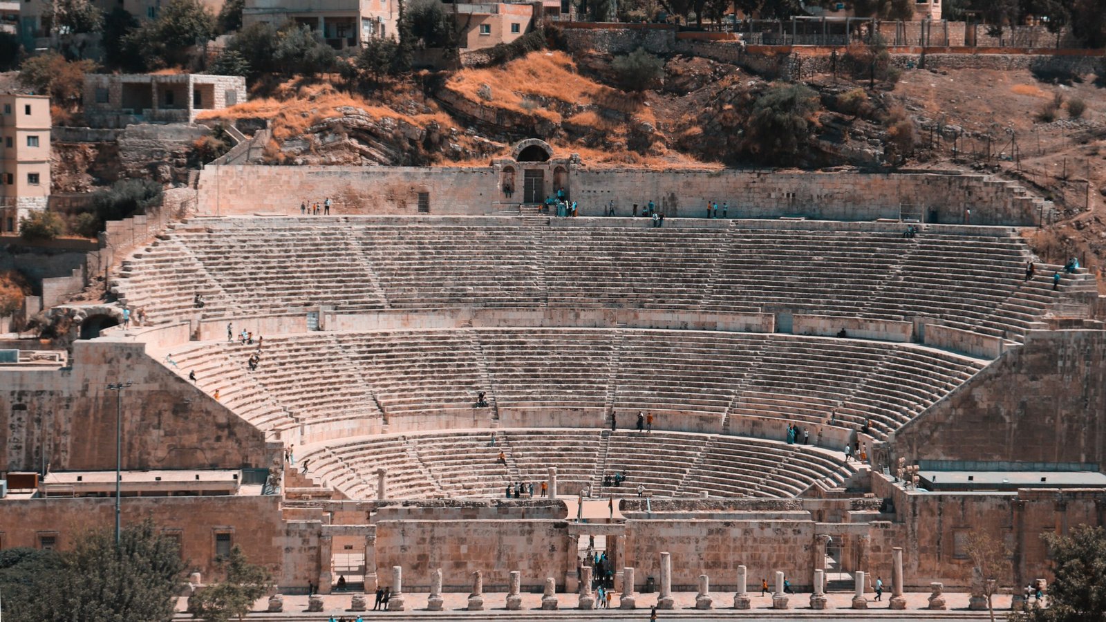 Visit the Roman Theater in Amman, a stunning historical landmark.