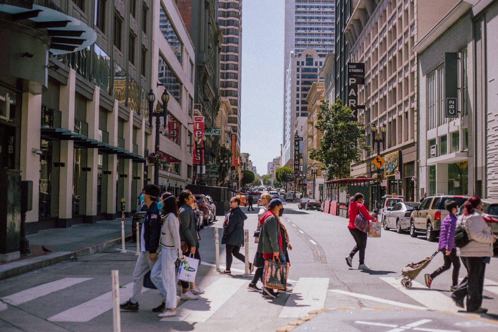 Stroll through Union Square to experience outdoor shopping and dining.