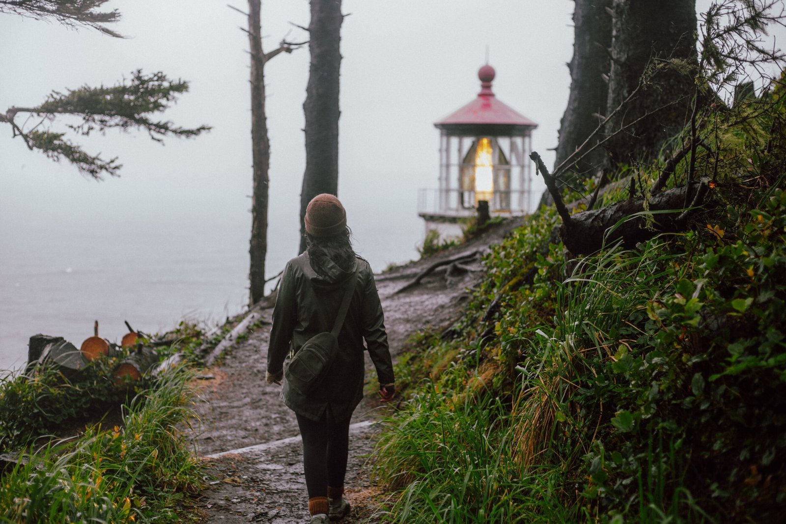 Hike the trails at Cape Arago State Park.