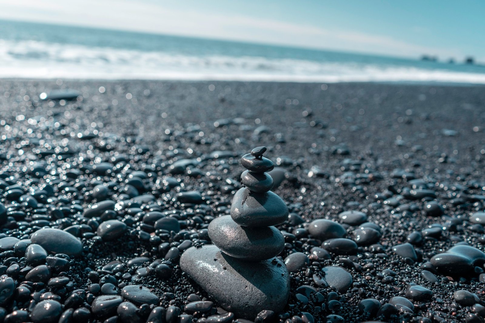 Relax on the black sands of Batibou Beach