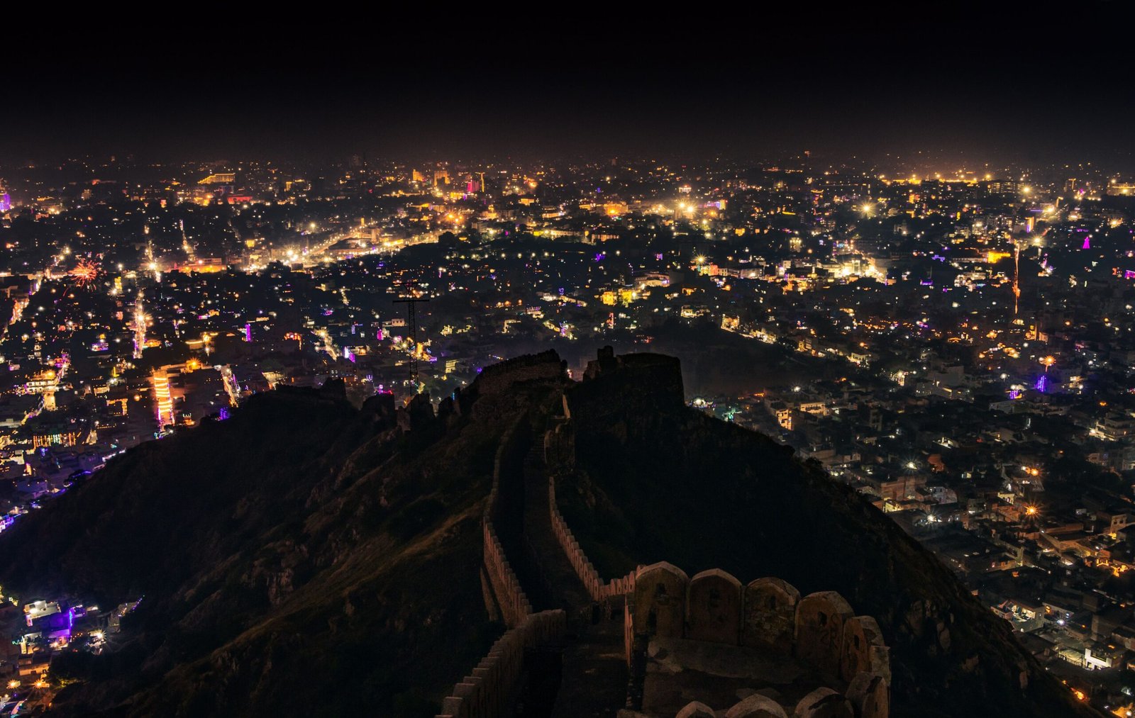 Visit Nahargarh Fort for breathtaking views of Jaipur and an opportunity to hike in the surrounding hills.