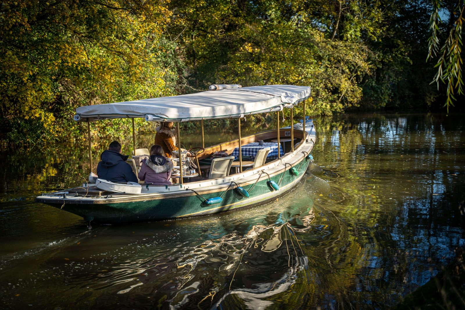 Take a scenic boat tour on the Fox River.