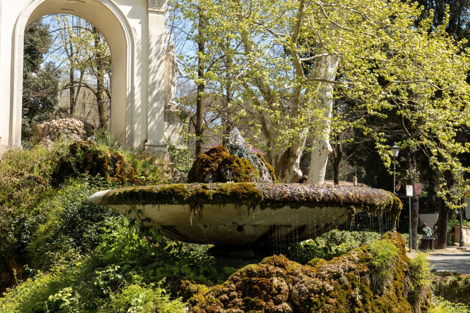 Explore the stunning gardens of Villa Comunale