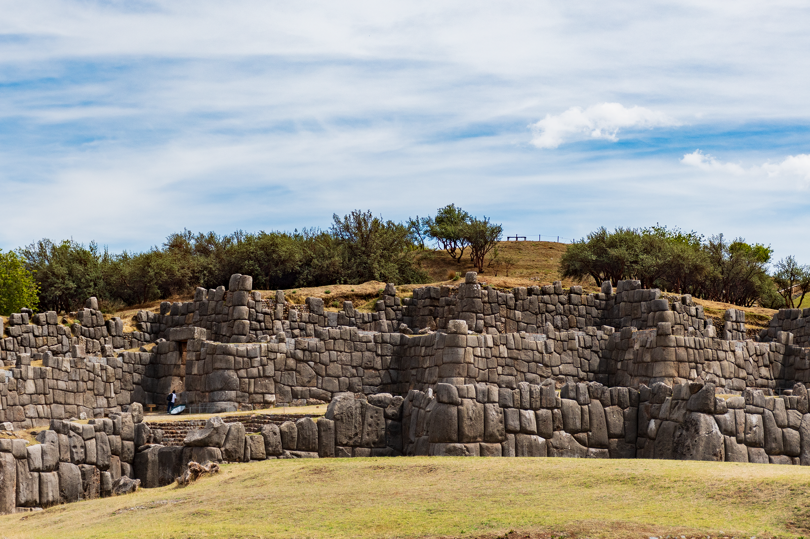 Explore the ancient Sacsayhuamán fortress with its massive stone walls