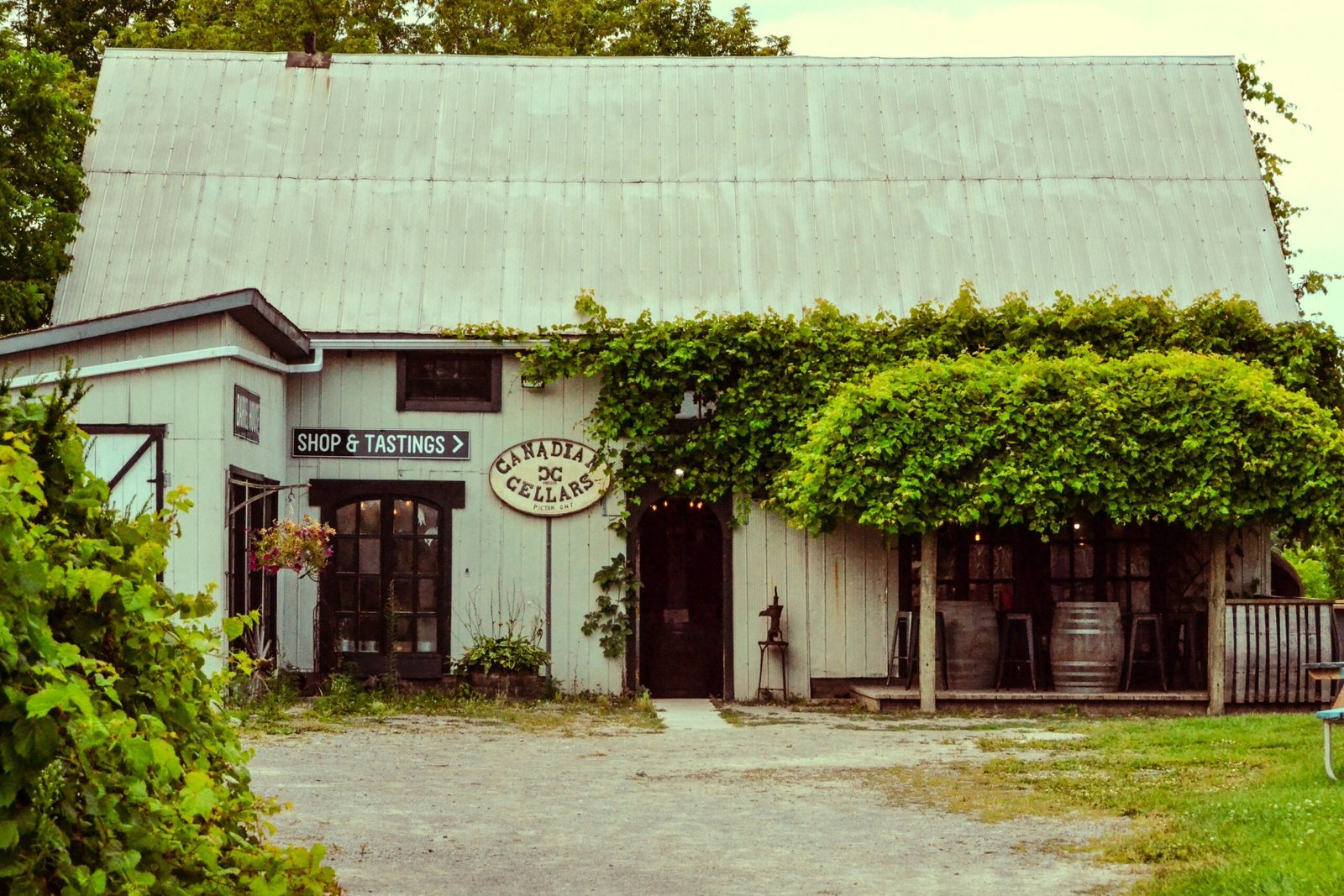 Visit the Fish Tales Winery & Bistro for local wine and cuisine.