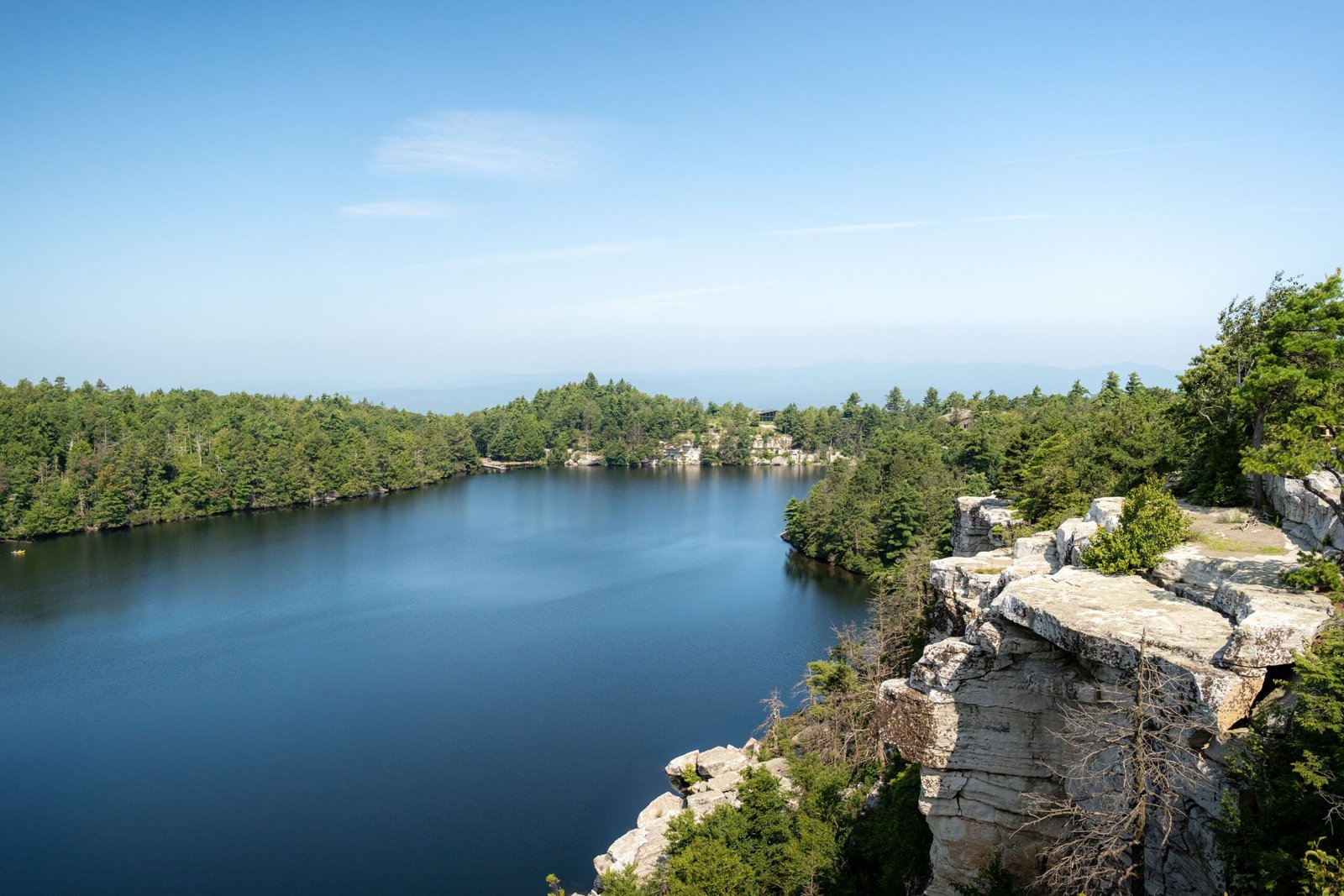 Hike the breathtaking Minnewaska State Park Preserve.