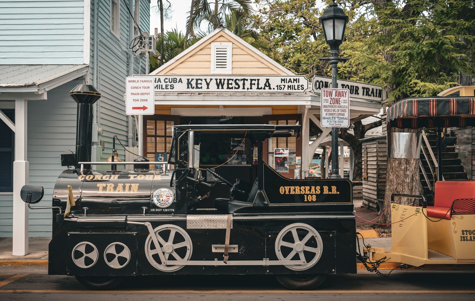 Take a tour on the Conch Train for a fun and informative view of the island.