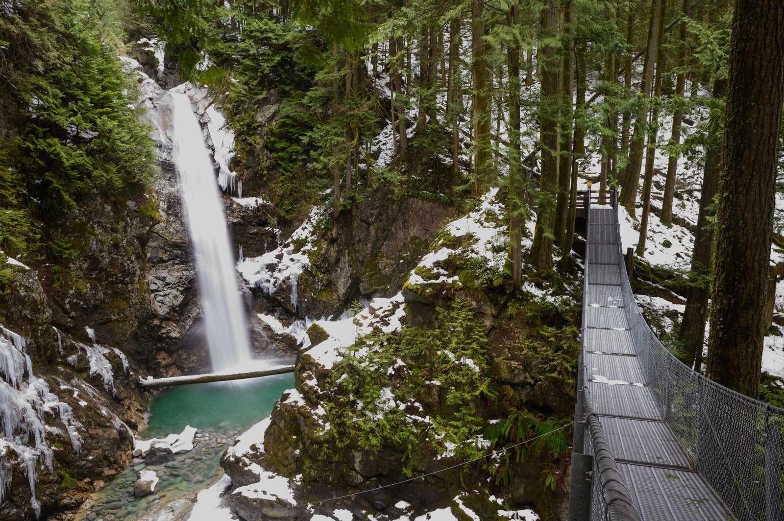 Explore the breathtaking beauty of **Thornton Creek Waterfall**.