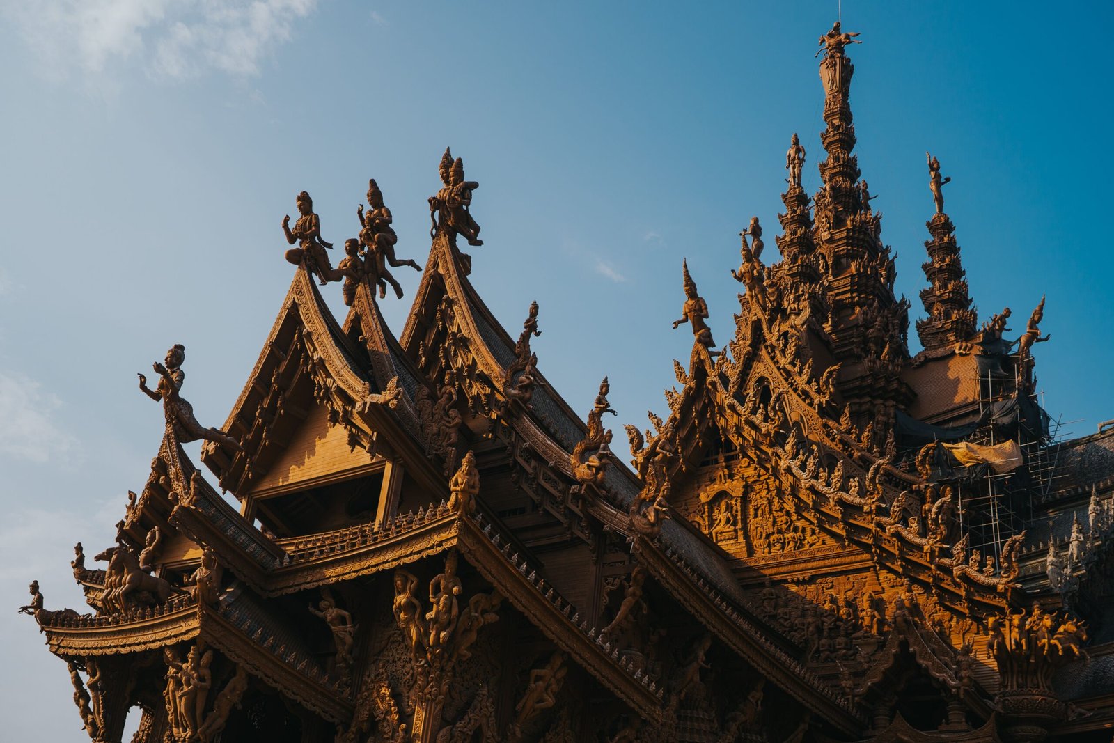 Visit the Sanctuary of Truth for stunning architecture and craftsmanship