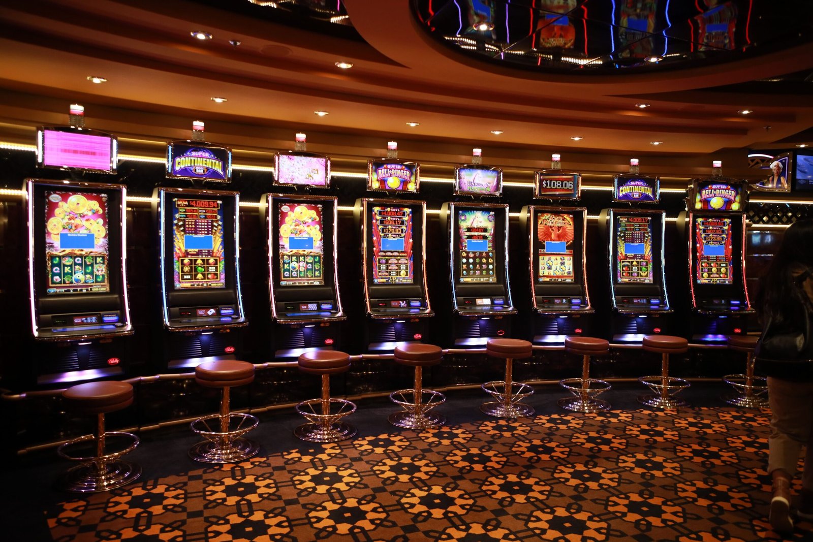 Try your luck at the Aquarius Casino Resort's gaming floor.