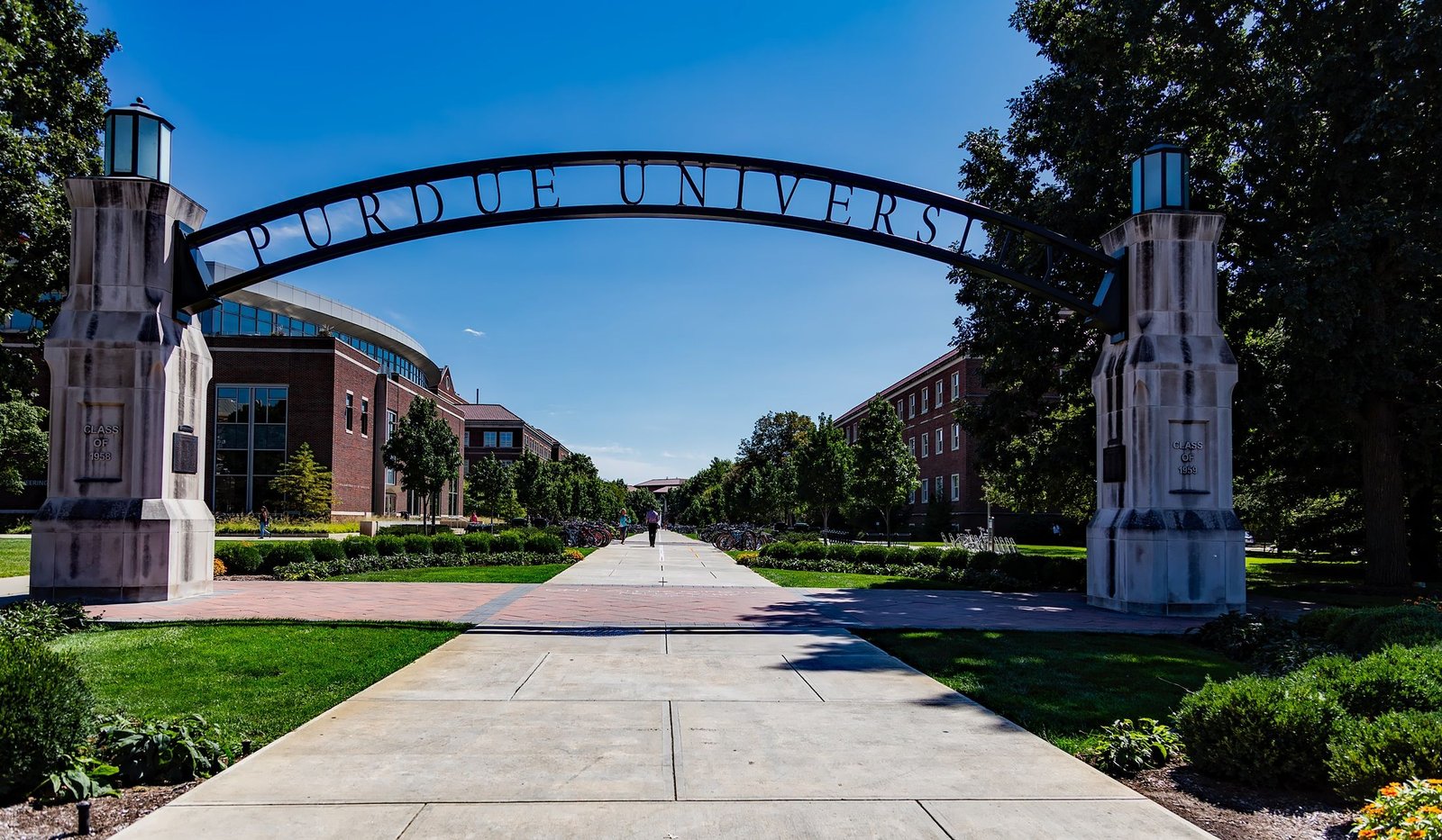 Explore the beautiful grounds of the Purdue University Campus.