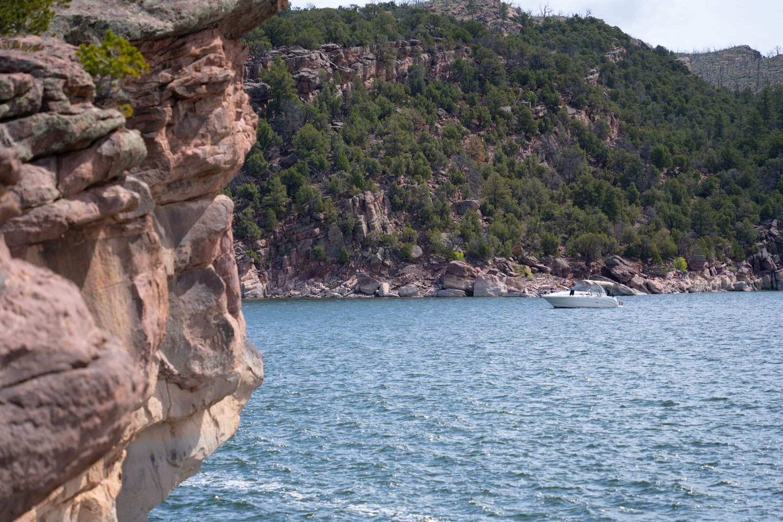 Visit the Flaming Gorge Recreation Area for scenic views