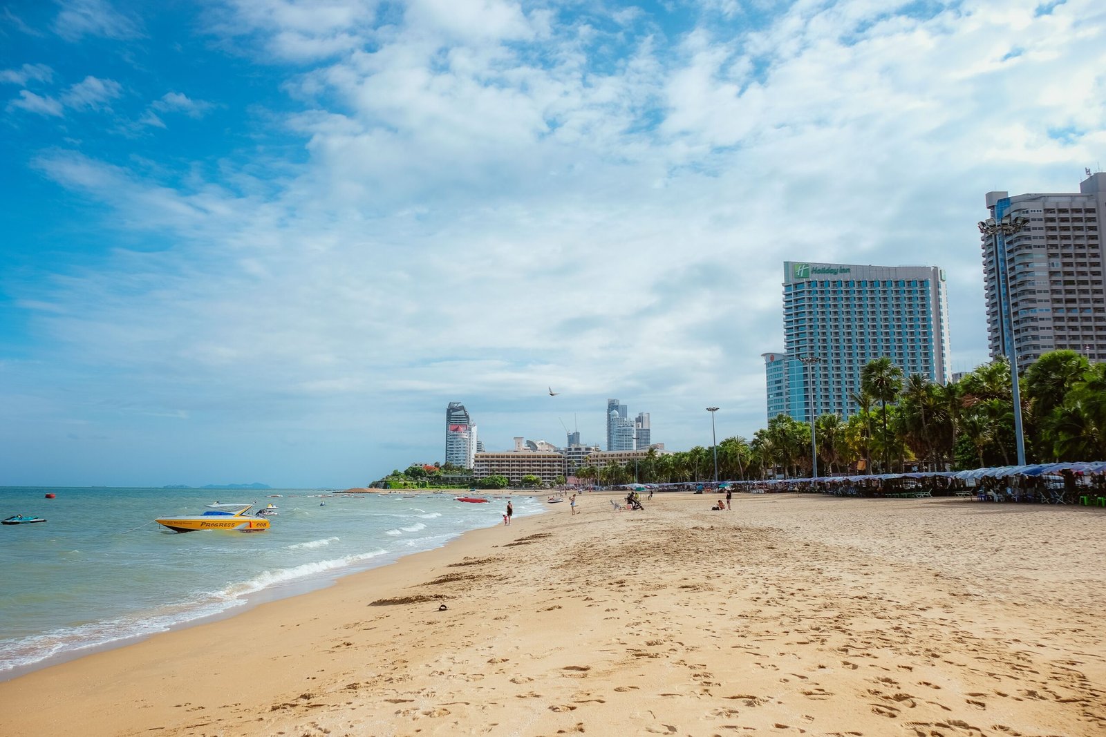 Relax on the pristine sands of Pattaya Beach