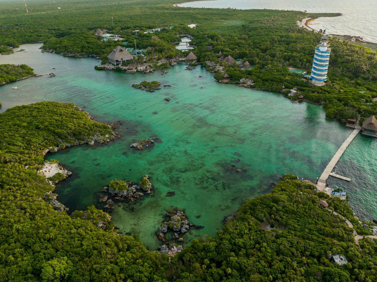Have fun at Xel-Há Park, a natural aquatic park with snorkeling and lazy rivers.