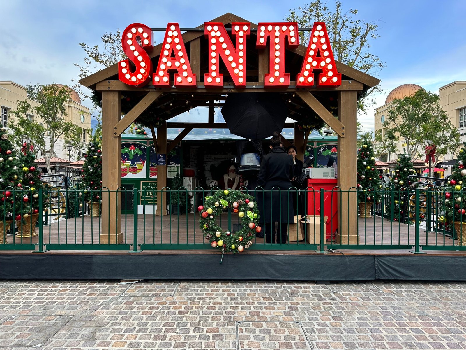 Take a stroll through the beautiful Santa Maria Town Center Mall.