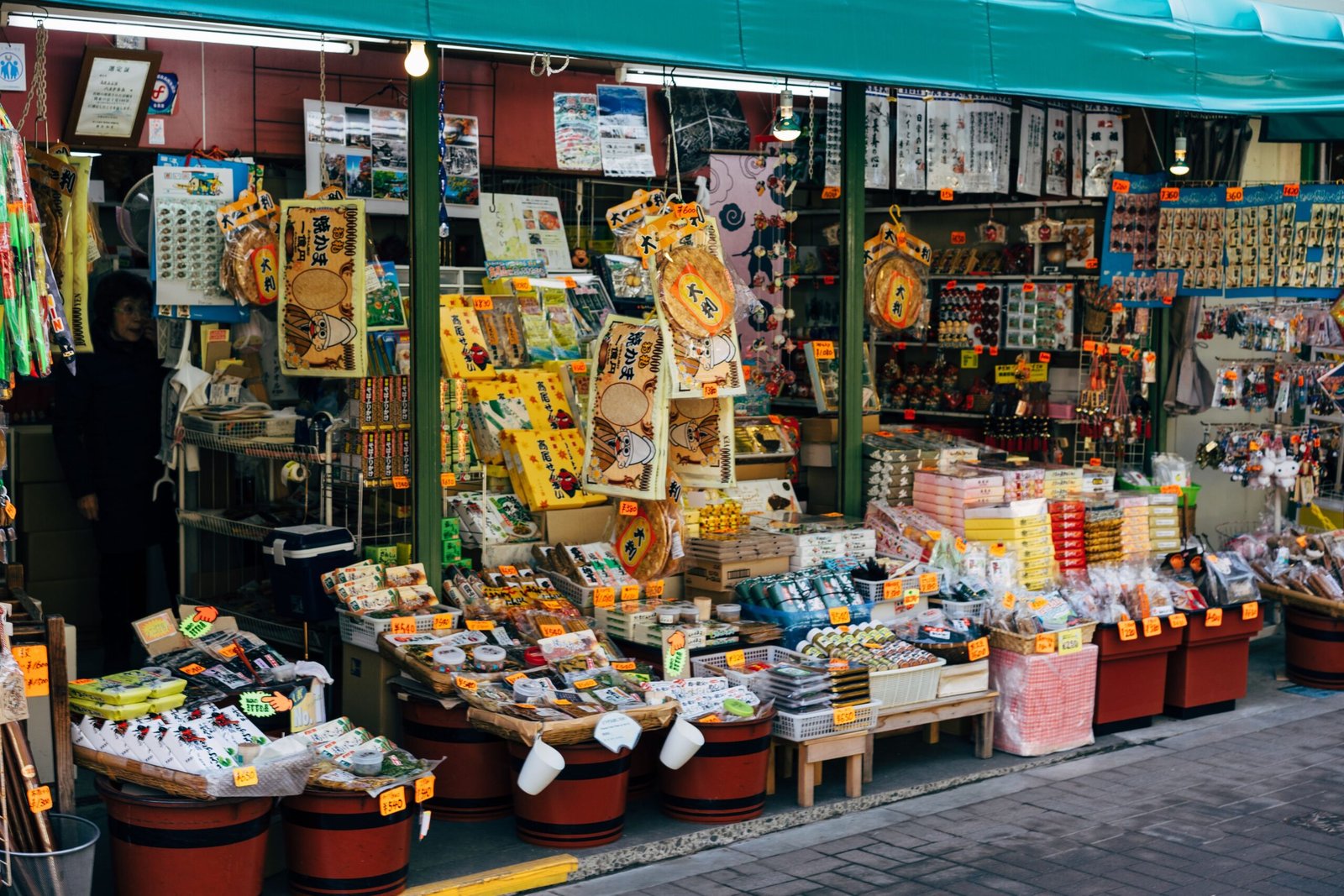 Shop for Japanese goods at the Tokyo Central Market.