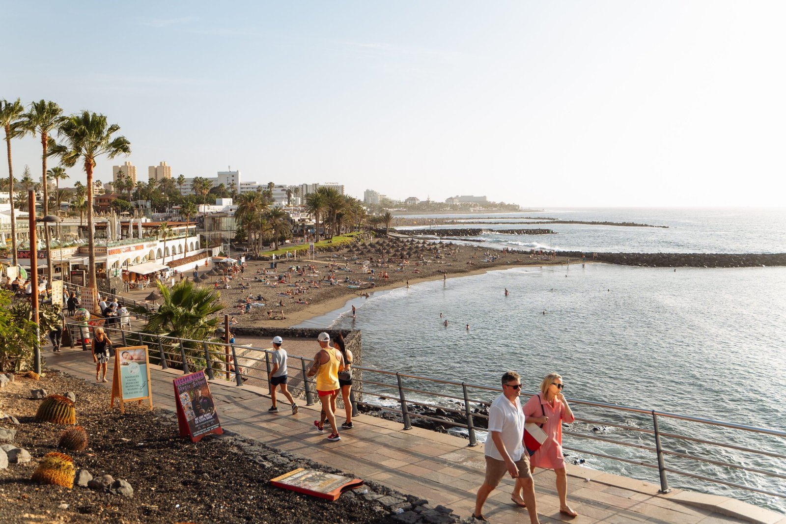 Visit La Guancha, a popular waterfront area with shops and eateries.