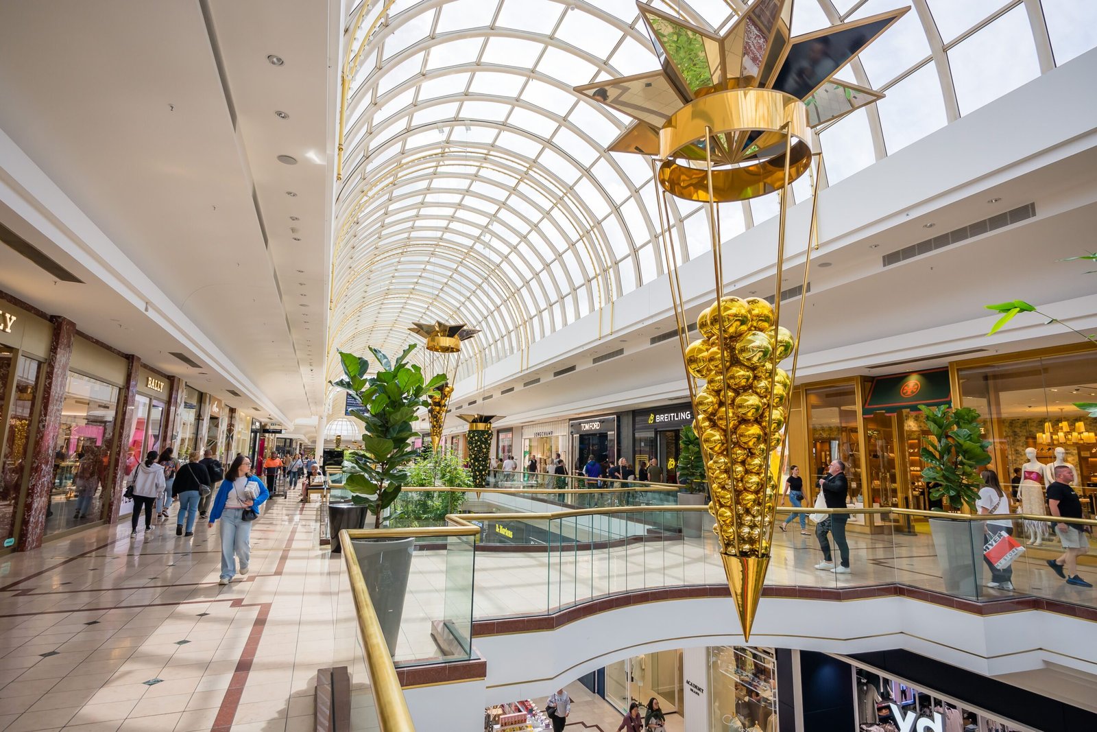 Enjoy a shopping spree at the Victoria Gardens outdoor shopping mall.
