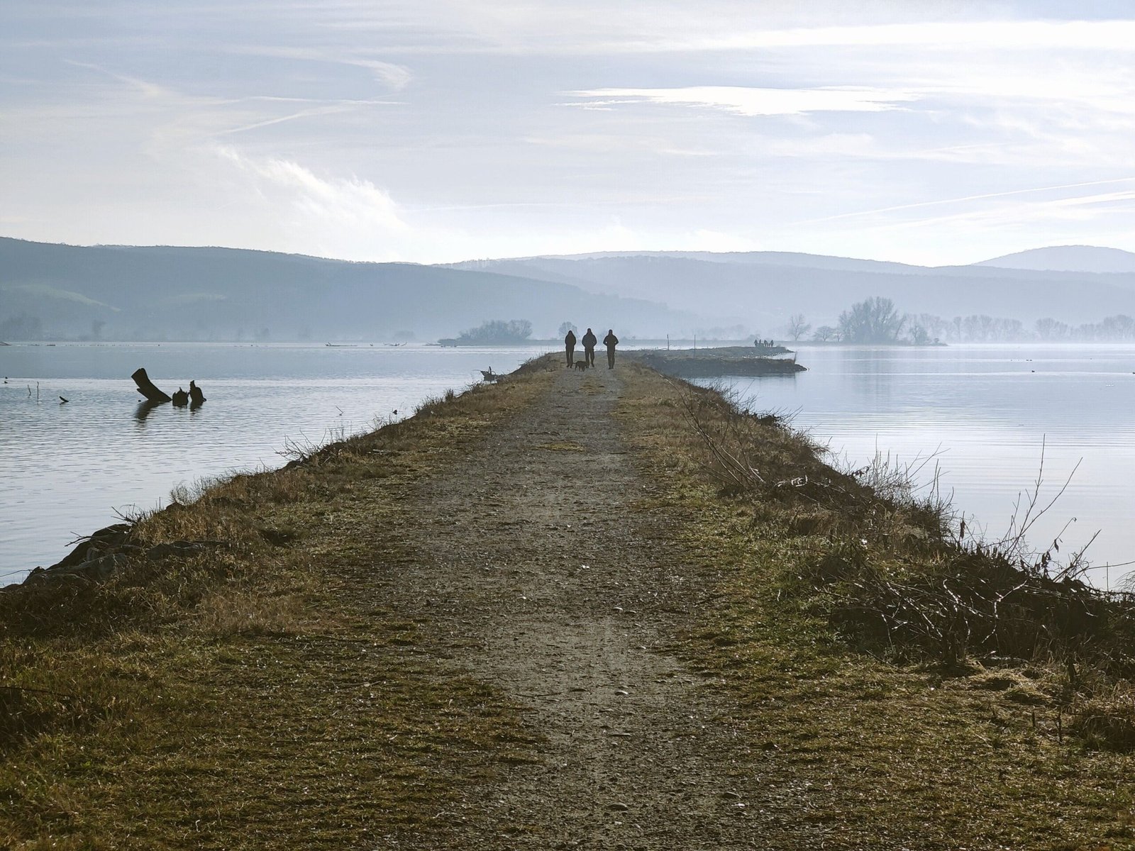 Take a hike on the trails at the nearby Buford Dam.