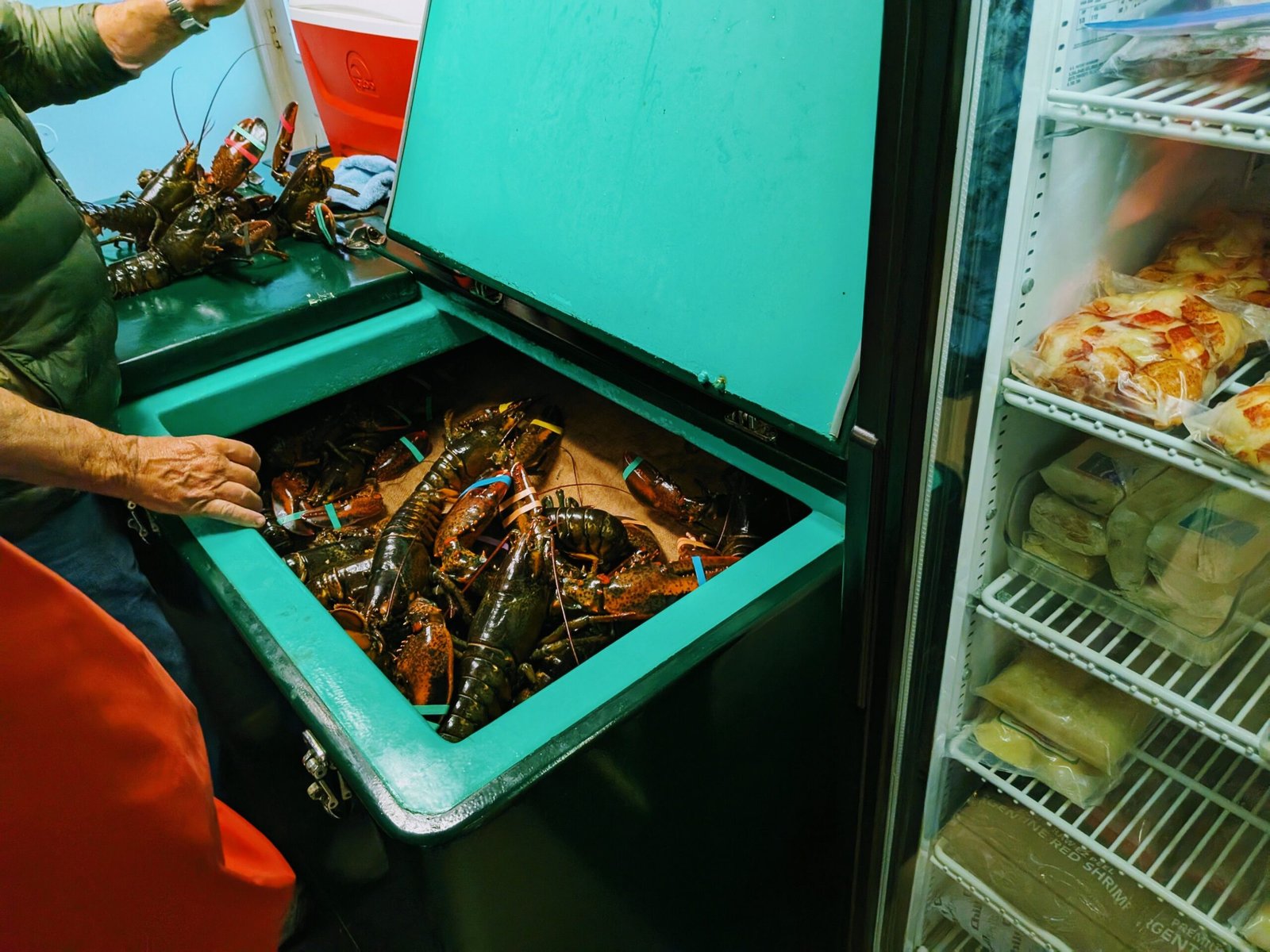 Enjoy fresh seafood at the Lobster Dock