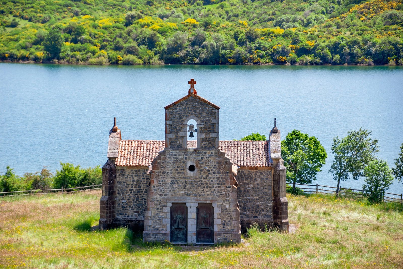 Visit the historic Bass Lake Chapel for a glimpse of local heritage.