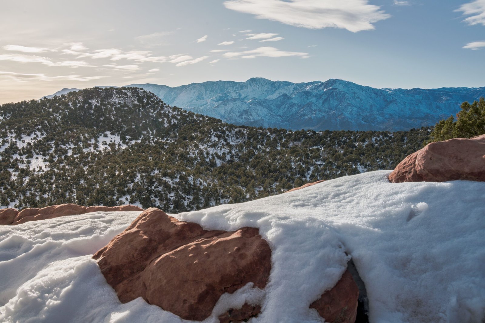Hike the Pine Creek Trail for stunning views of the surrounding mountains.