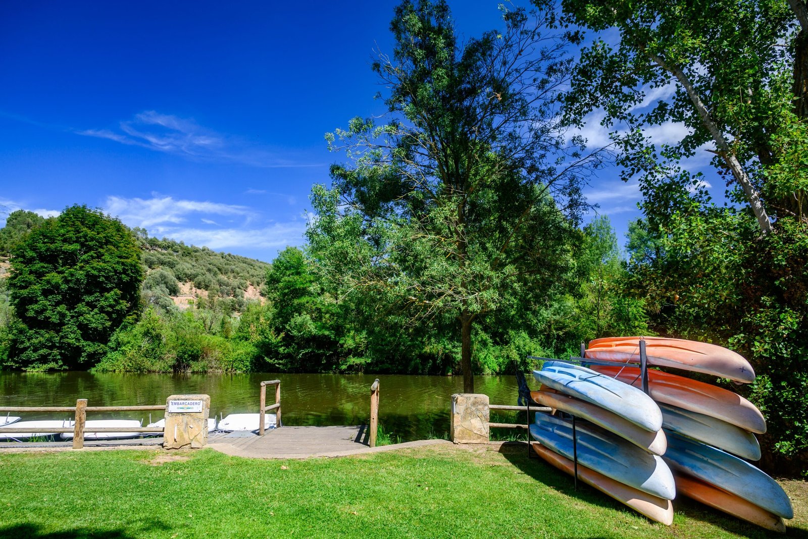 Enjoy a canoe or kayak rental on the serene waters of the Mountain Fork River.