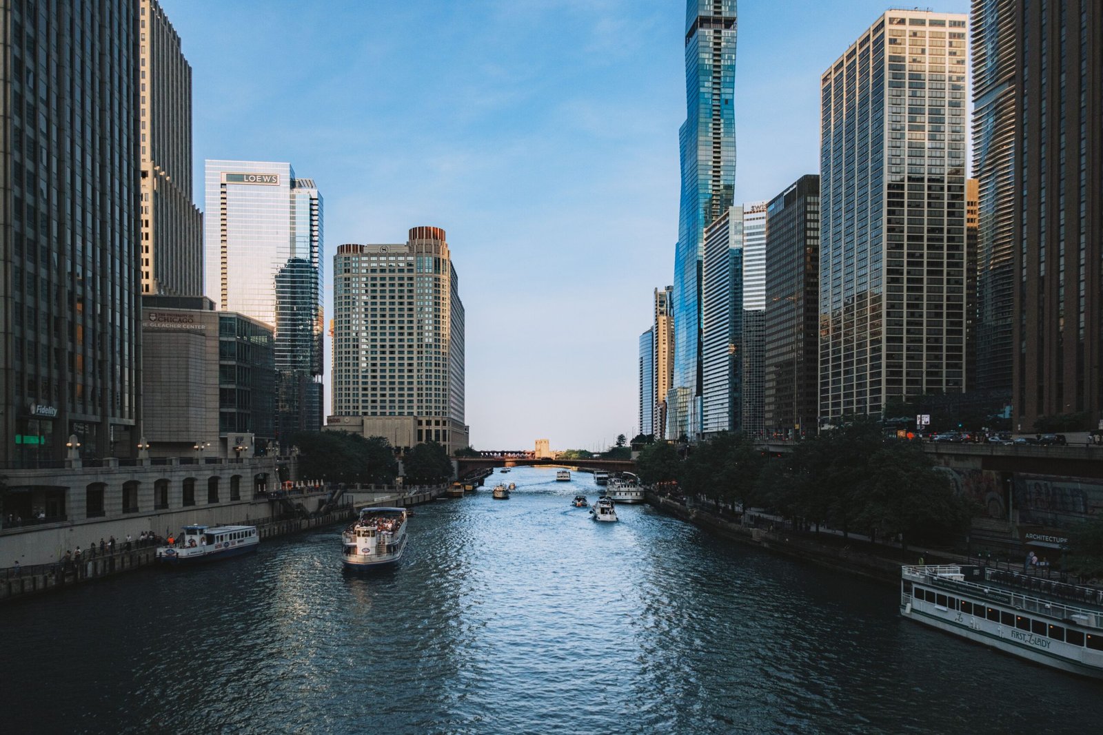 Take an architecture boat tour to learn about Chicago’s famous skyline and history.