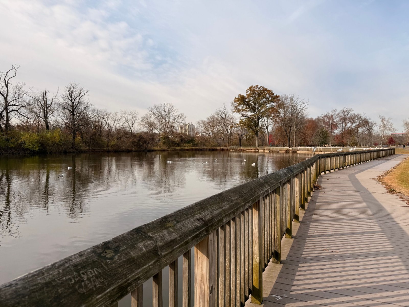 Take a stroll along the Escanaba Boardwalk for scenic lake views