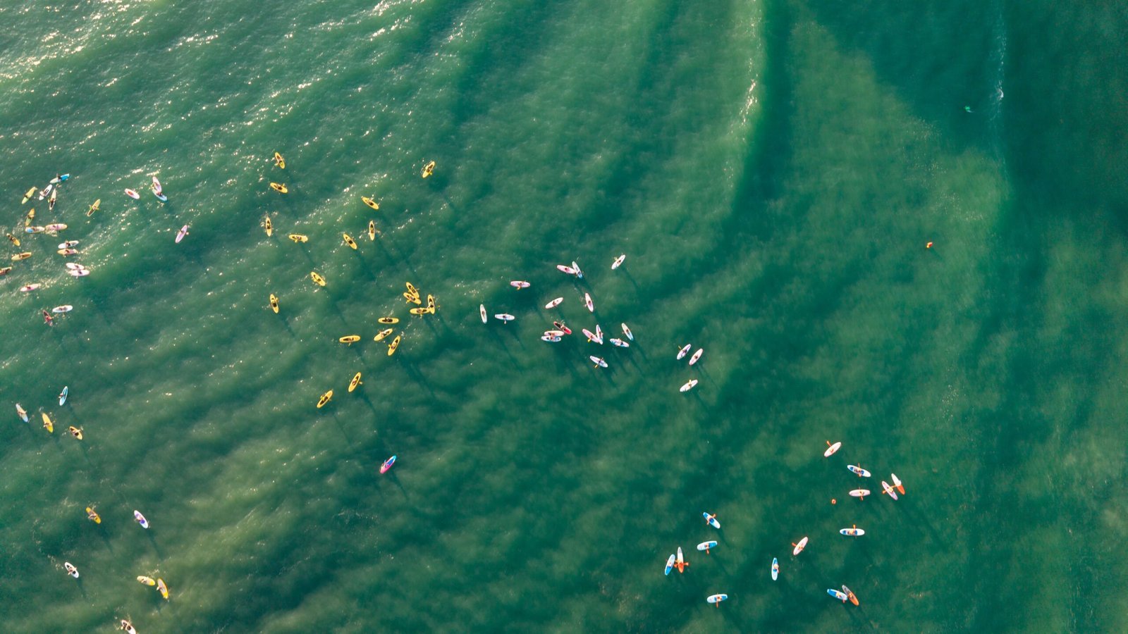 Enjoy watersports at Navarre Beach, including paddleboarding and kayaking.