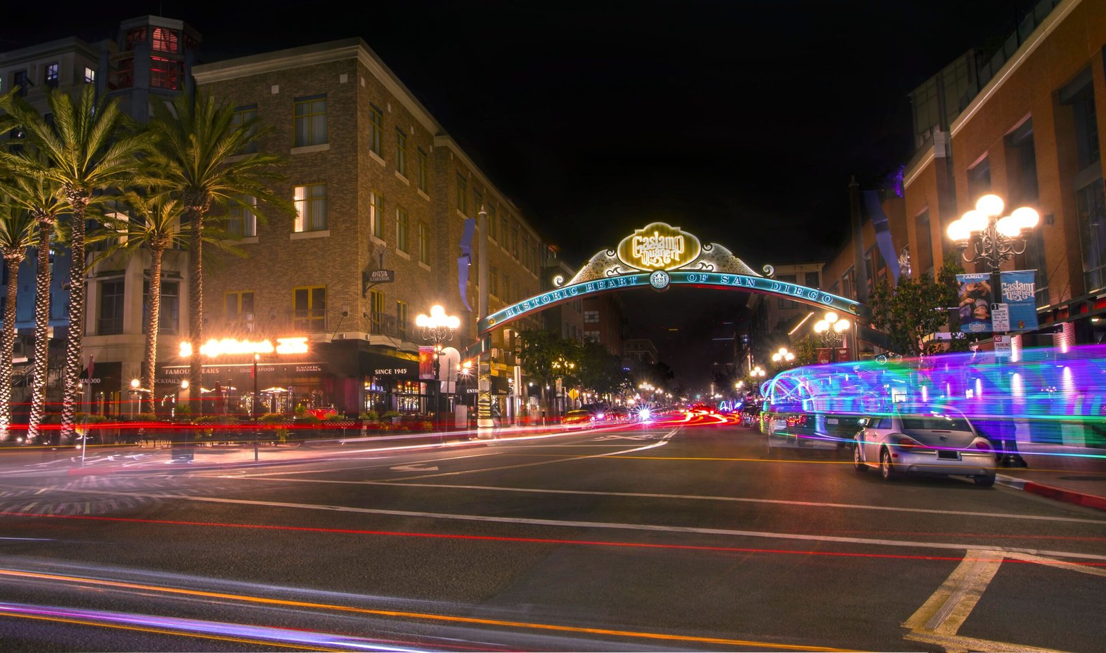 Explore the historic Gaslamp Quarter's vibrant nightlife.