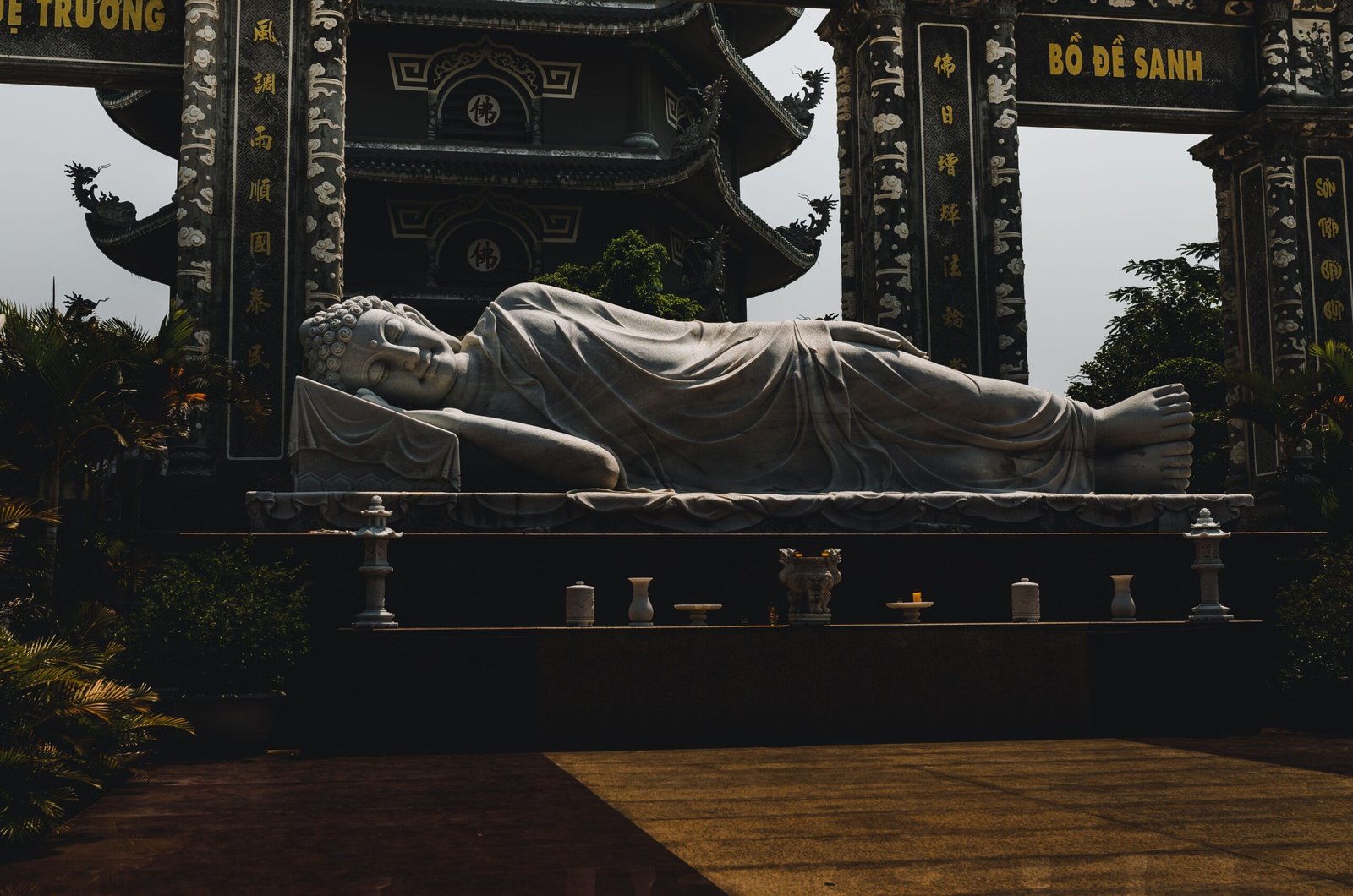 Discover the Linh Ung Pagoda and admire the giant Lady Buddha statue.