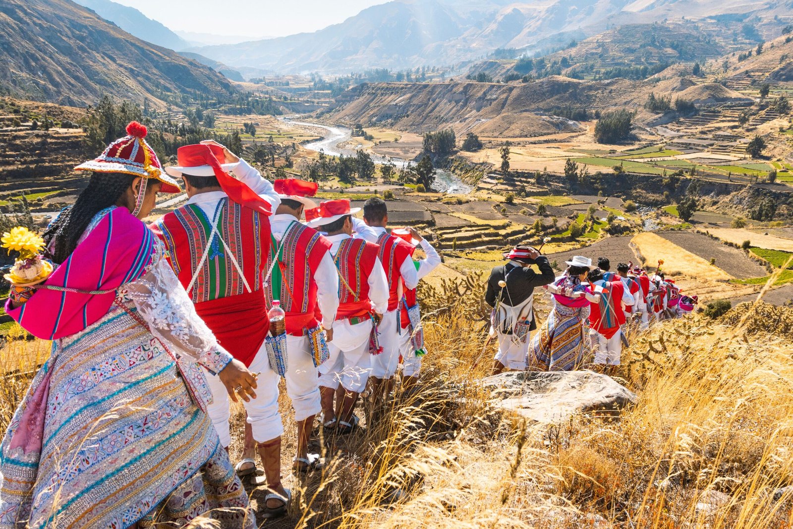 Take a guided tour of the Sacred Valley to experience traditional Andean culture