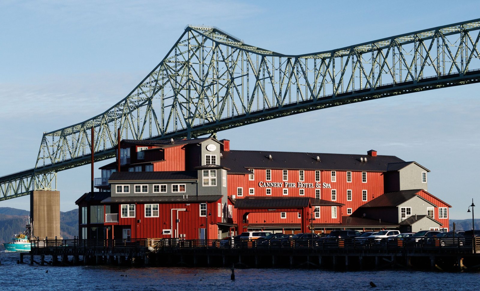 Take a stroll down Astoria's Historic Riverwalk and enjoy the waterfront scenery.