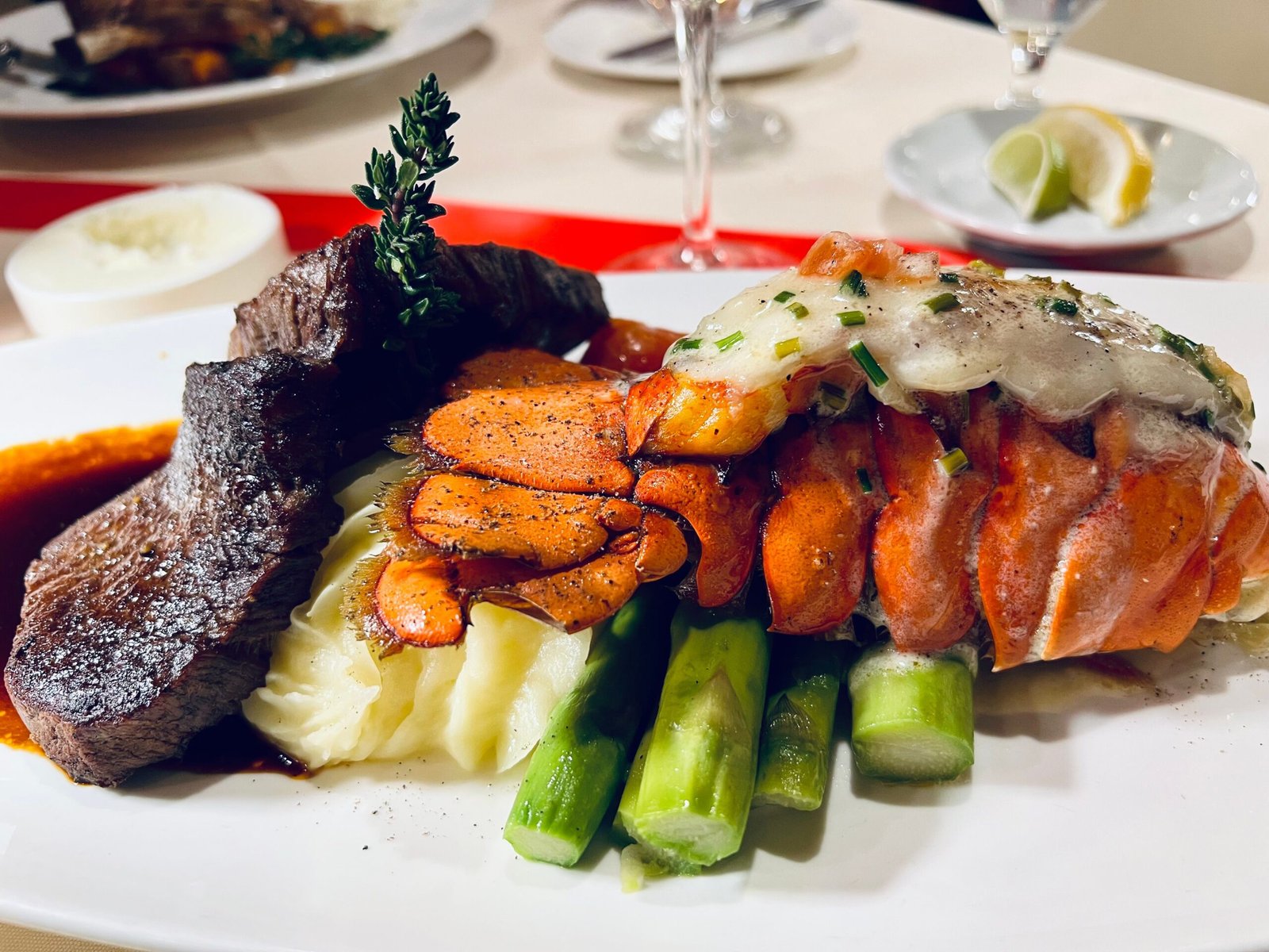 Dine at The Capital Grille for an upscale steakhouse experience.