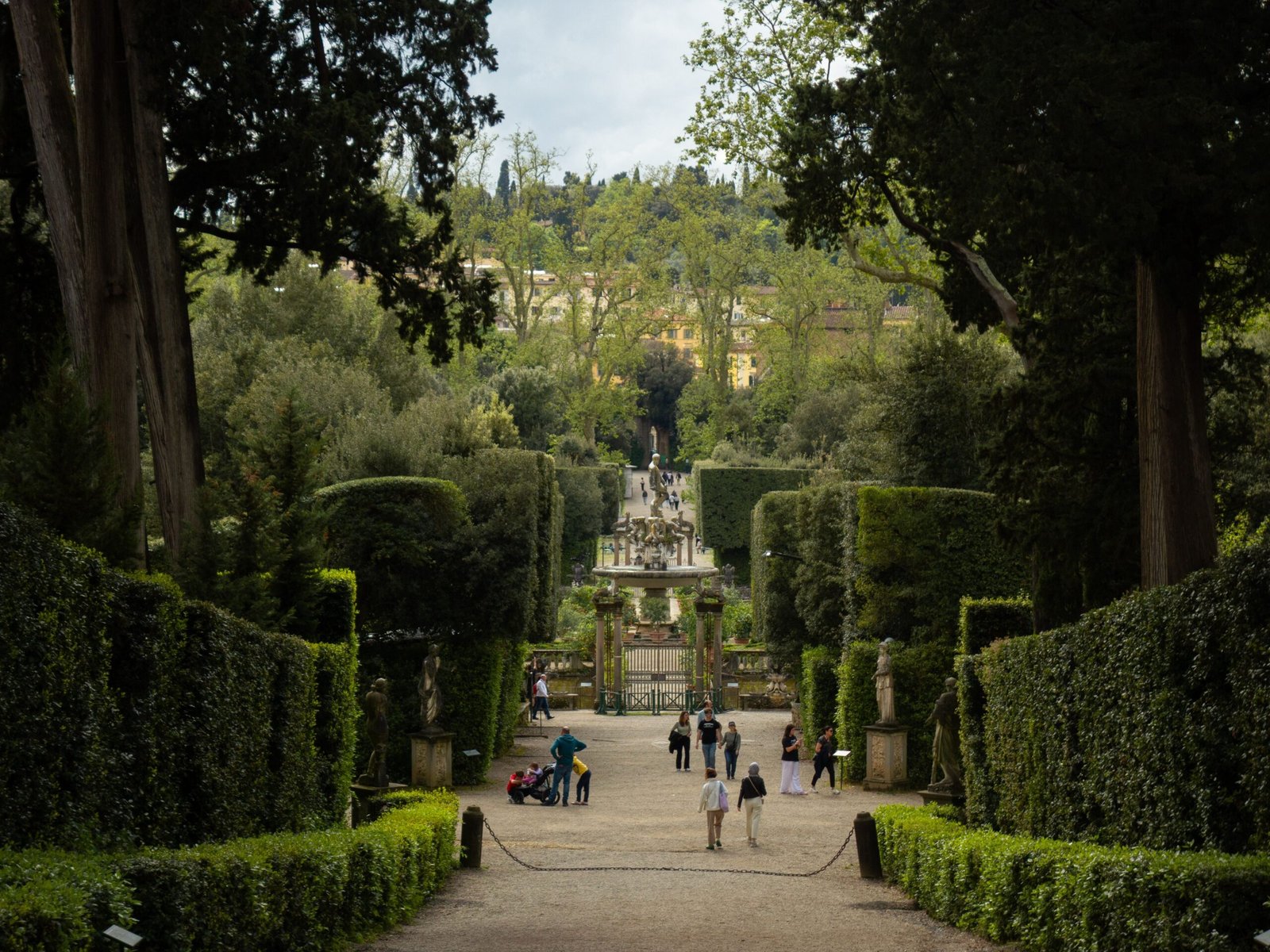 Stroll through the beautiful Boboli Gardens in Florence.