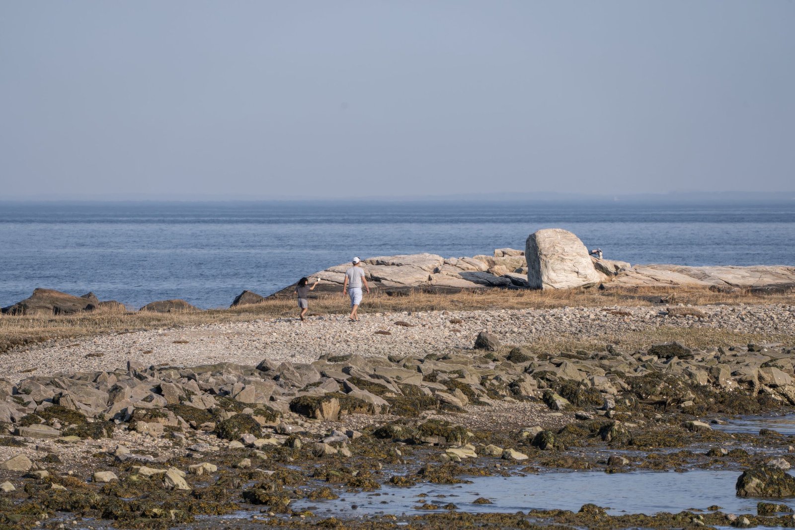 Explore the scenic beaches at Goose Rocks Beach.