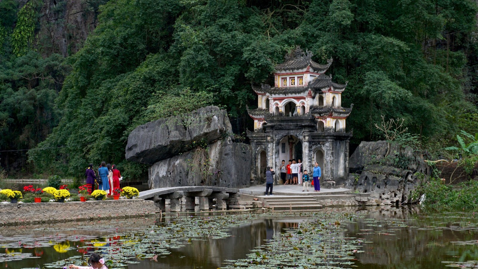 Visit the famous Marble Mountains and explore the caves and pagodas.