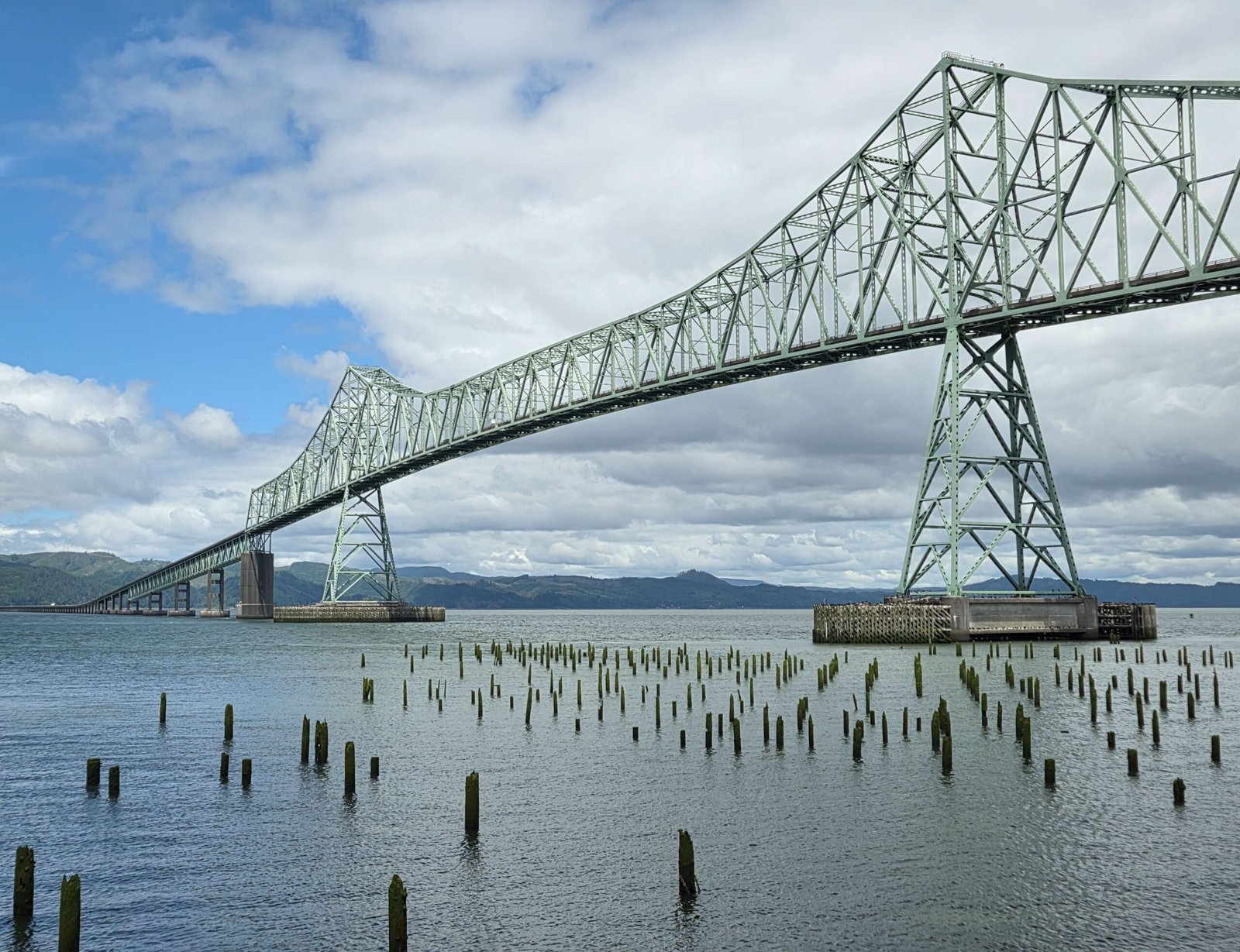 Explore the Astoria Column for panoramic views of the Columbia River and Pacific Ocean.