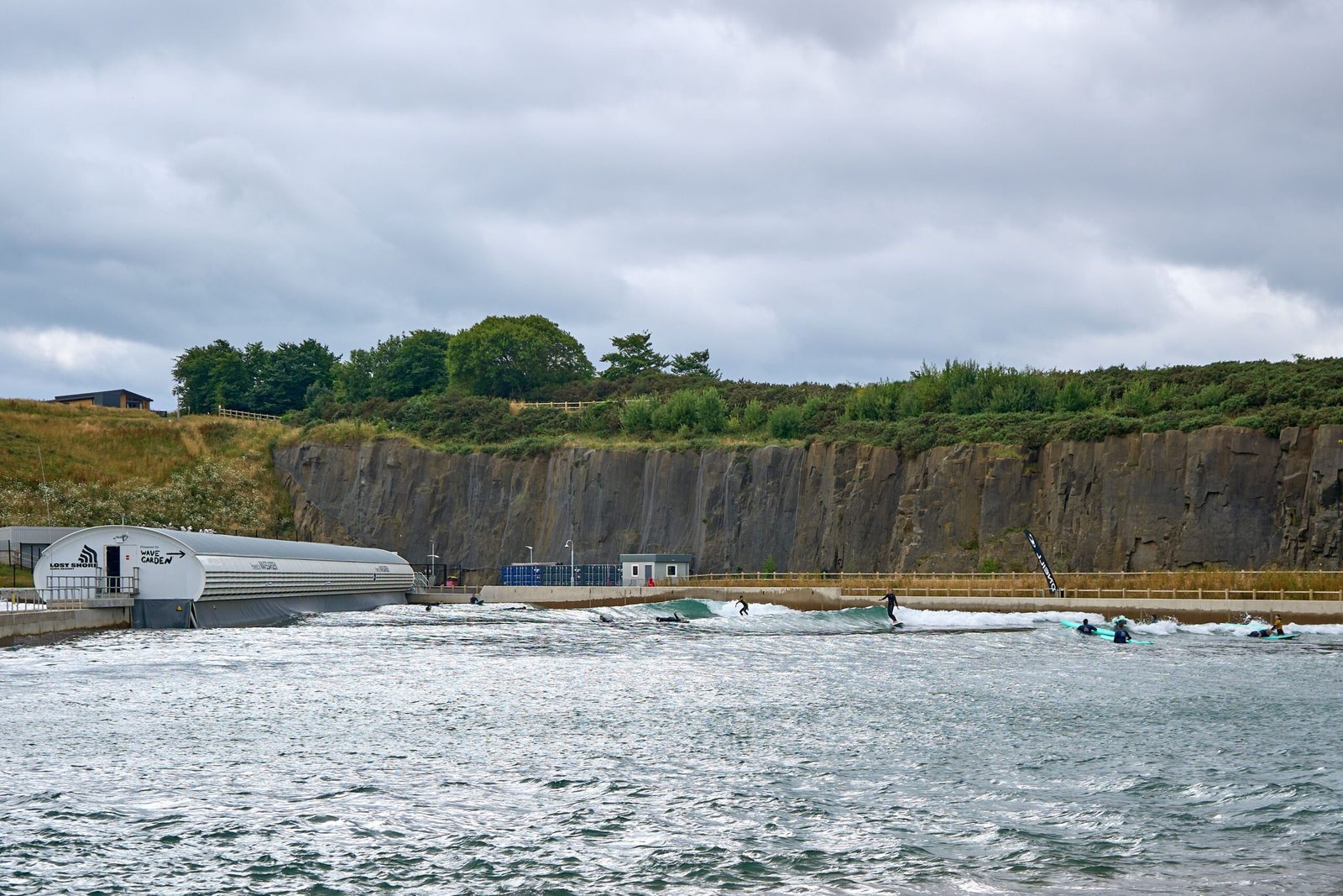 Take a surf lesson at Cove Park